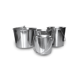 5 Quart Stainless Milk Pail